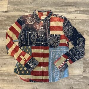 Denim & Supply Ralph Lauren Multicolor Patchwork Shirt